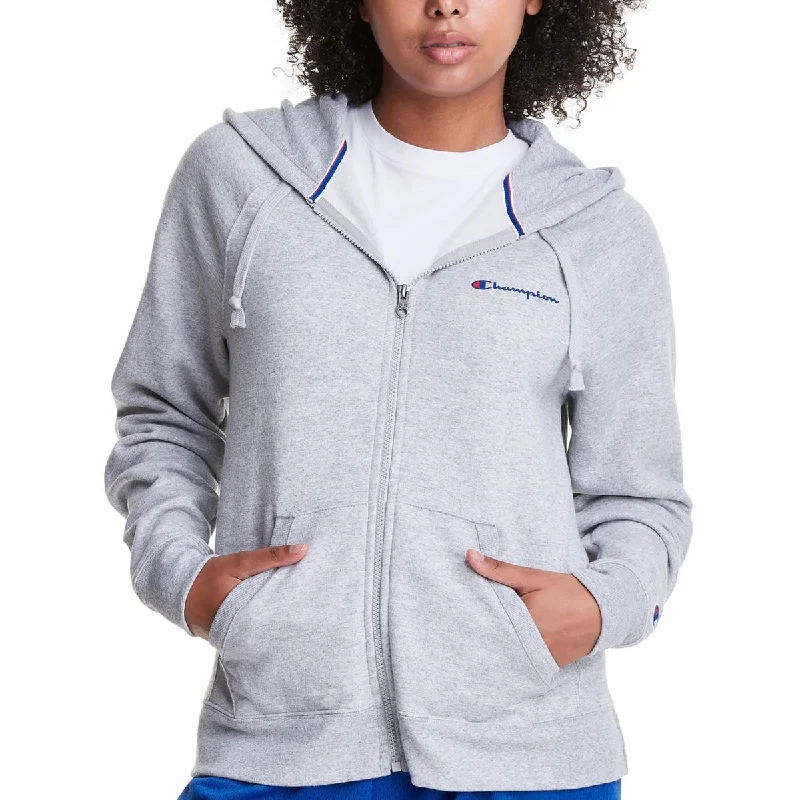 Timeless Women's Fashion Styles Womens Hooded Pocket Zip Hoodie