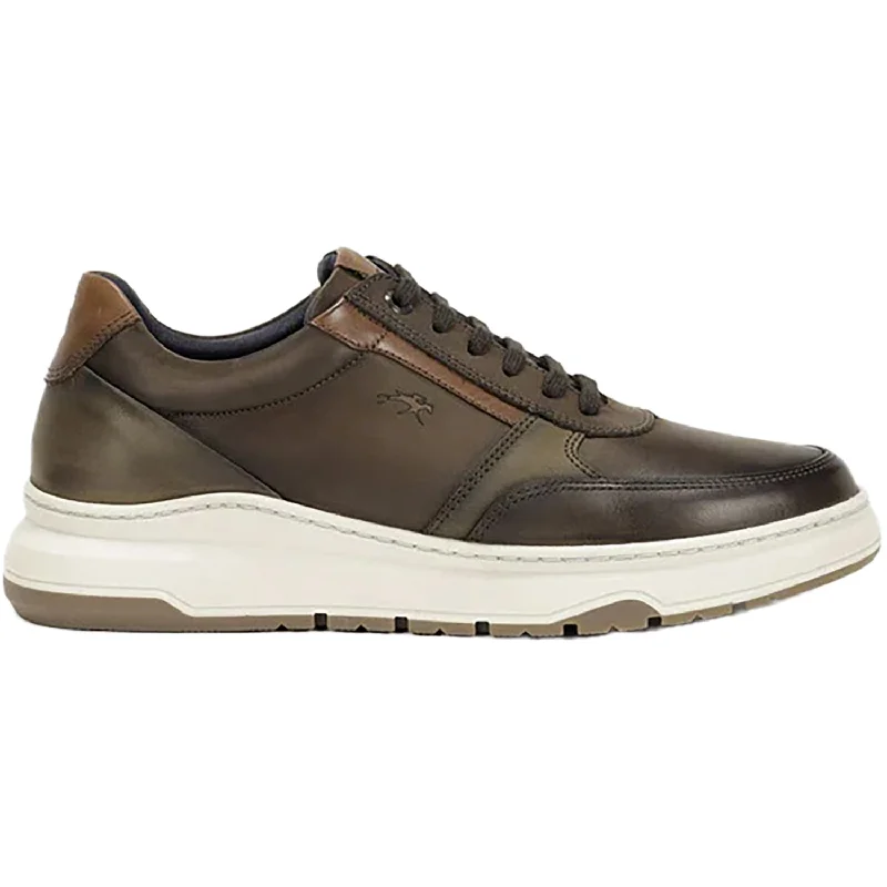Men's Slip-Resistant Shoes Men's Fluchos Lotus Cafe Leather