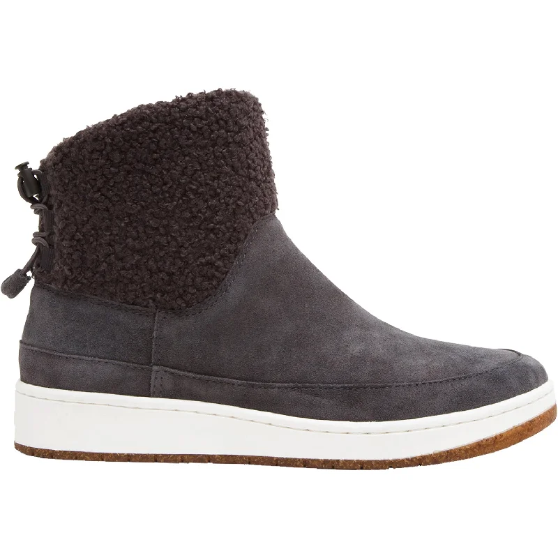 Men's Modern Shoes Women's Aetrex Winnie Charcoal Suede