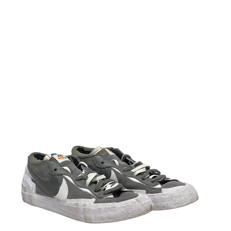 Men's Fashionable Boots NIKE/Low-Sneakers/US 12/Leather/GRY/Sacai x Nike