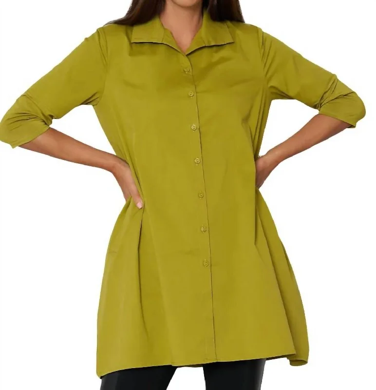 Women's Plus-Size Outfit Tiburon Icon Tunic In Peridot