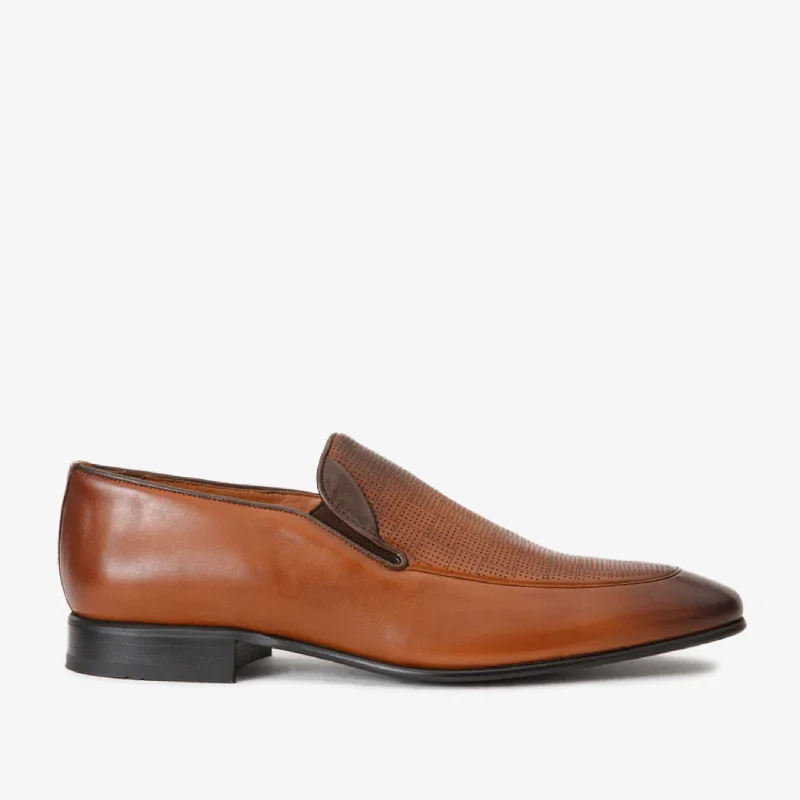 Men's Classic Boots The Migues Tan Leather Loafer Men  Shoe