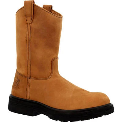 Men's Energy-Return Shoes GEORGIA BOOT STEEL TOE STATIC-DISSIPATIVE WORK PULL ON | G4673 Men's Energy-Return Shoes GEORGIA BOOT STEEL TOE STATIC-DISSIPATIVE WORK PULL ON | G4673
