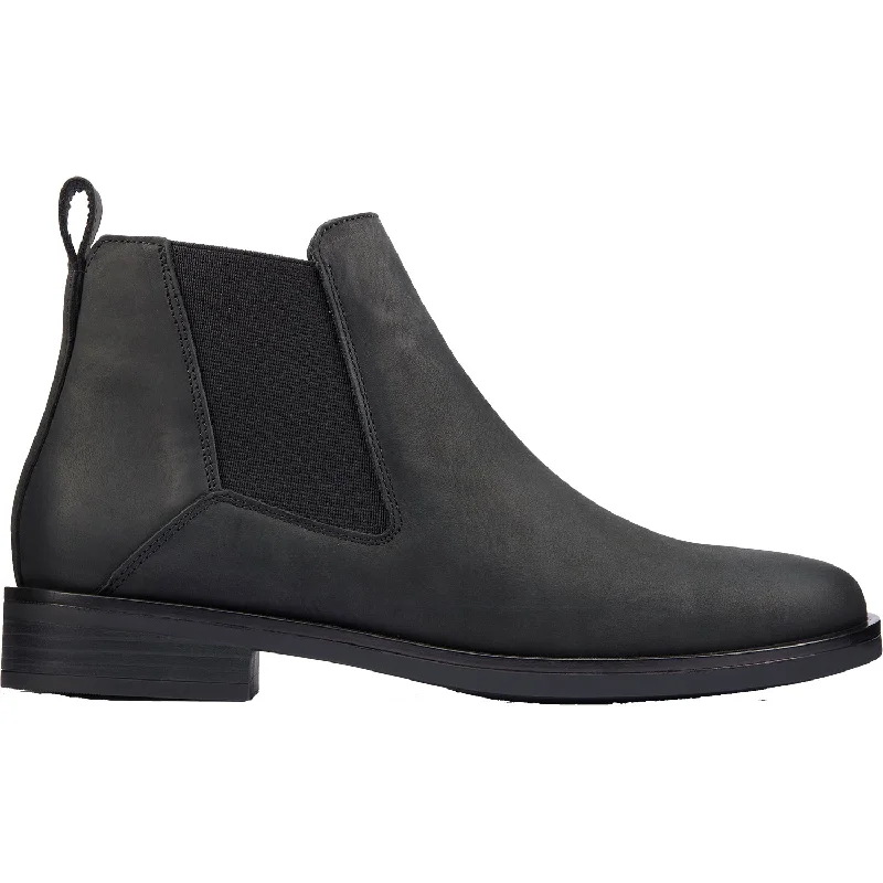 Men's Stylish Shoes Women's Clarks Memi Top Black Leather