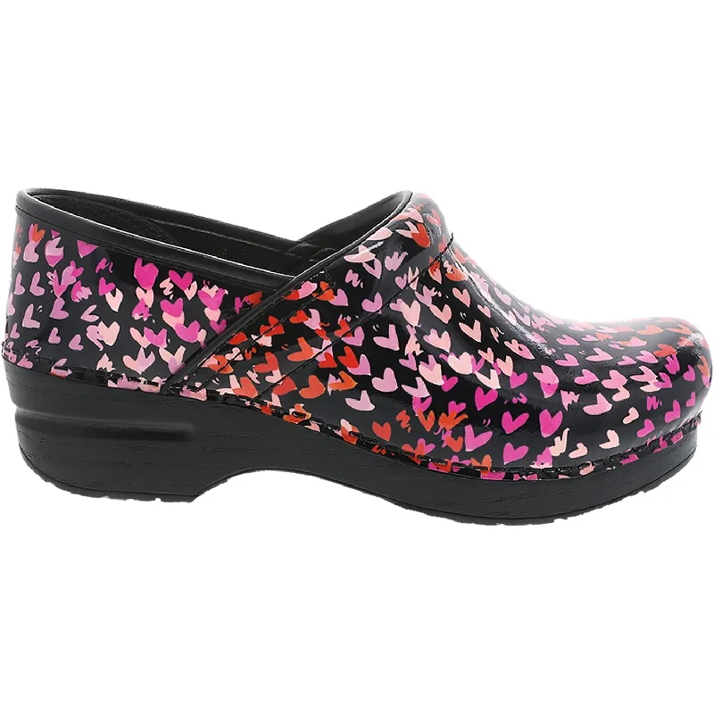 Men's Elegant Shoes Women's Dansko Professional Clog Tiny Hearts Patent