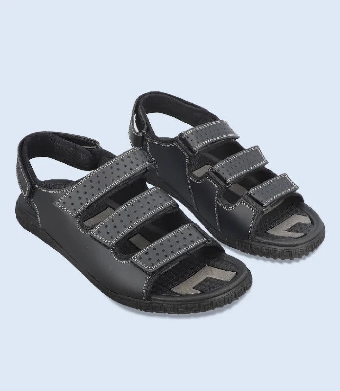 Men's All-Day Wear Boots BM5523-BLACK-Men Sandal