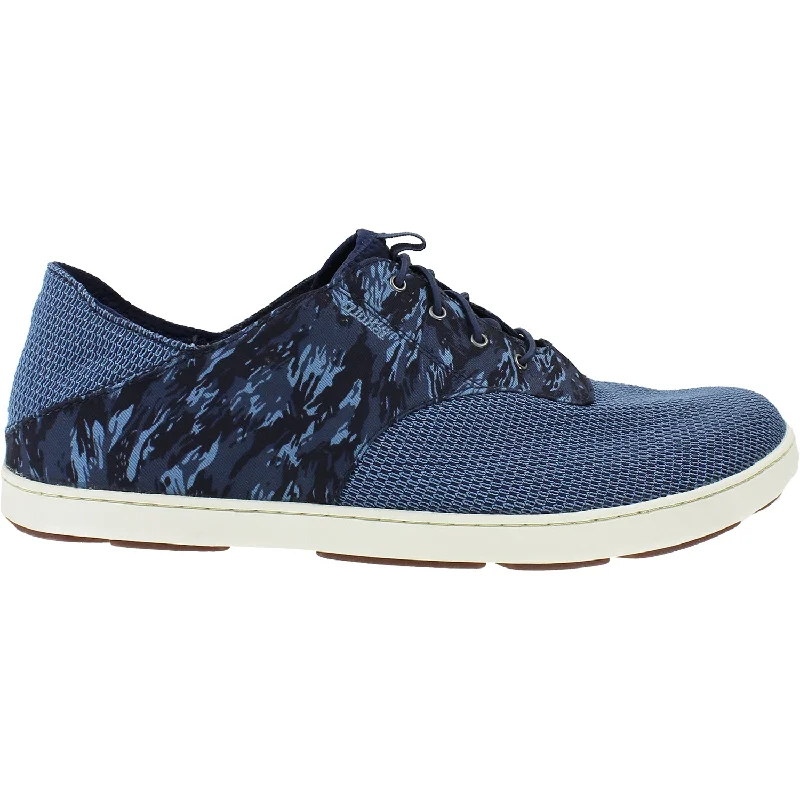 Men's Lightweight Shoes Men's OluKai Nohea Moku Blue/Camo Mesh