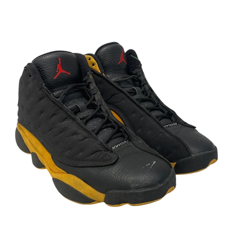 Men's Shock-Absorbing Shoes NIKE/AIR JORDAN 13 RETRO/Hi-Sneakers/US 10/Leather/YEL/414571-035 Men's Shock-Absorbing Shoes NIKE/AIR JORDAN 13 RETRO/Hi-Sneakers/US 10/Leather/YEL/414571-035