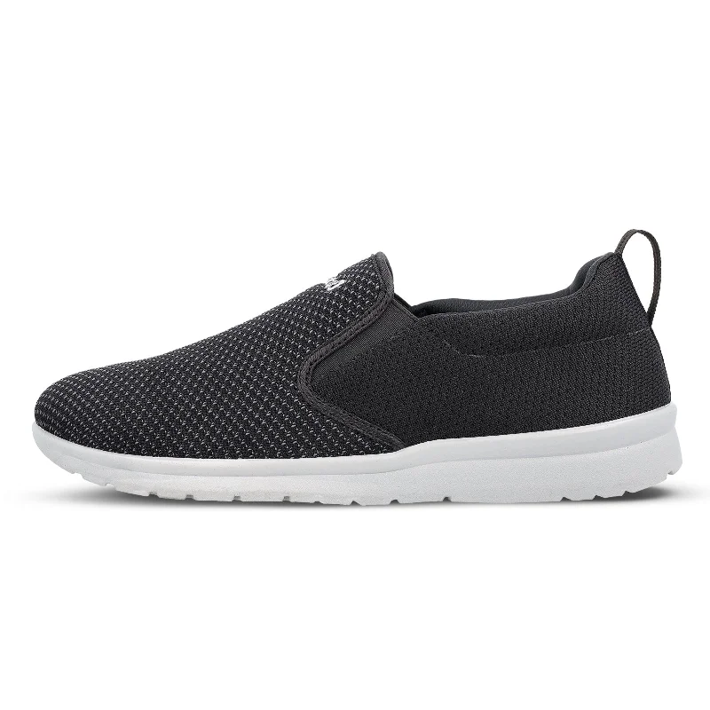 Men's All-Season Shoes Walkaroo Belly Shoes for Men - GY3456 Black Grey