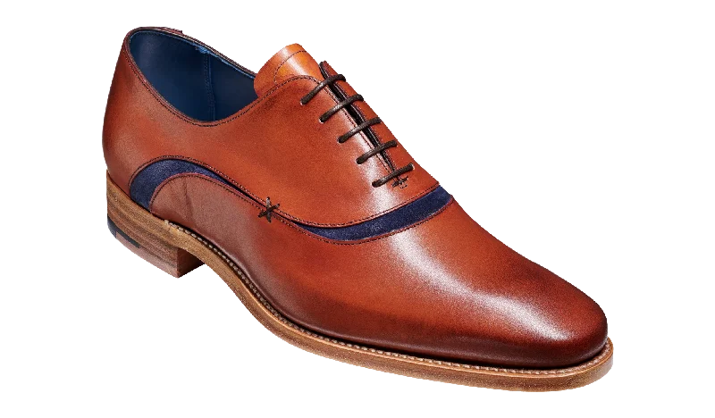 Men's Flexible Sole Shoes Emerson - Antique Rosewood Navy Suede