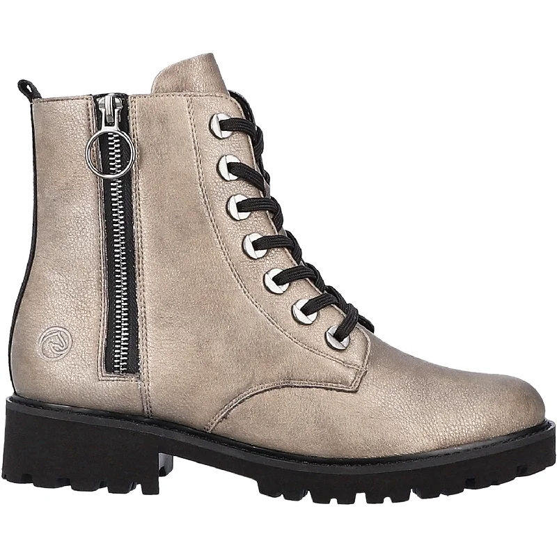 Men's Moisture-Wicking Shoes Women's Remonte D8671-91 Marusha 71 Dirty Silver Leather