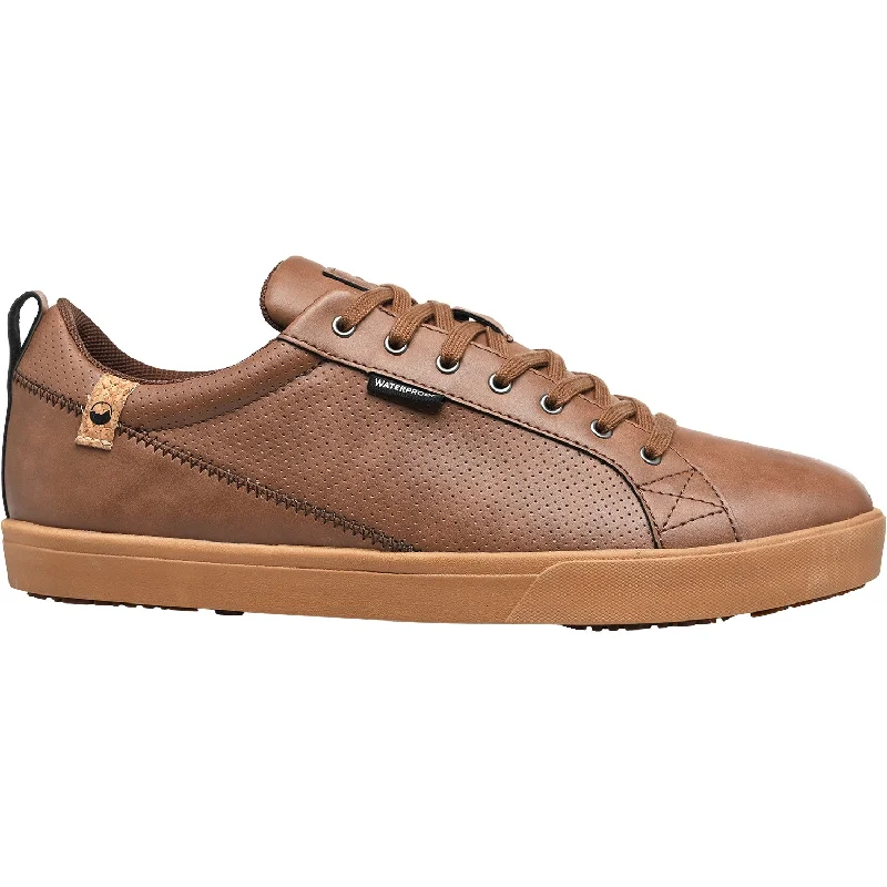 Men's Eco-Friendly Shoes Men's Saola Cannon Waterproof Chocolate Vegan Leather