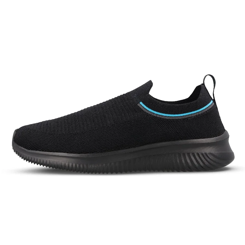 Men's Stylish Shoes Walkaroo Men walking Shoes - WS9549 Black