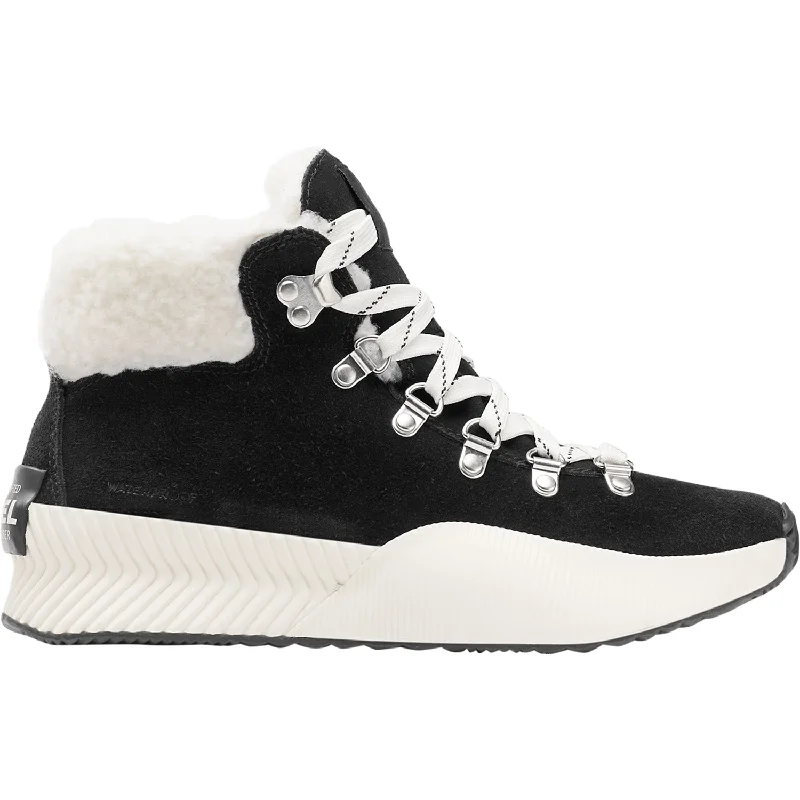 Men's Ultra-Light Boots Women's Sorel Out N About III Black/Sea Salt Suede