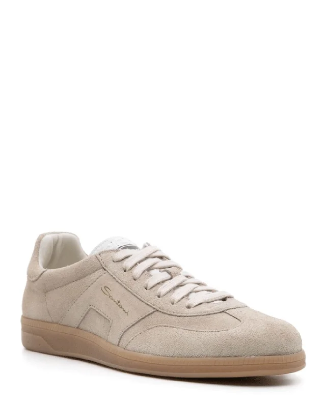 Men's Modern Shoes Suede DBS Olympic Sneaker in Beige