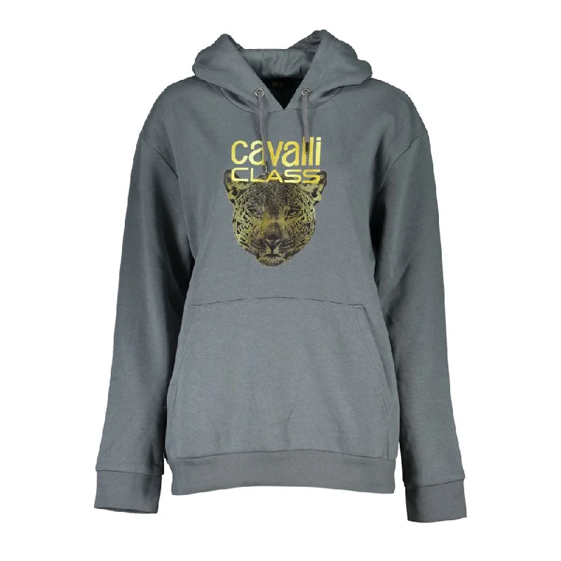 Formal Outfit For Women Cavalli Class Sleek  Fleece Hooded Women's Sweatshirt