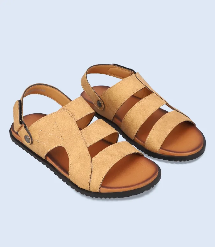 Men's Breathable Shoes BM4837-BEIGE-Men Sandals