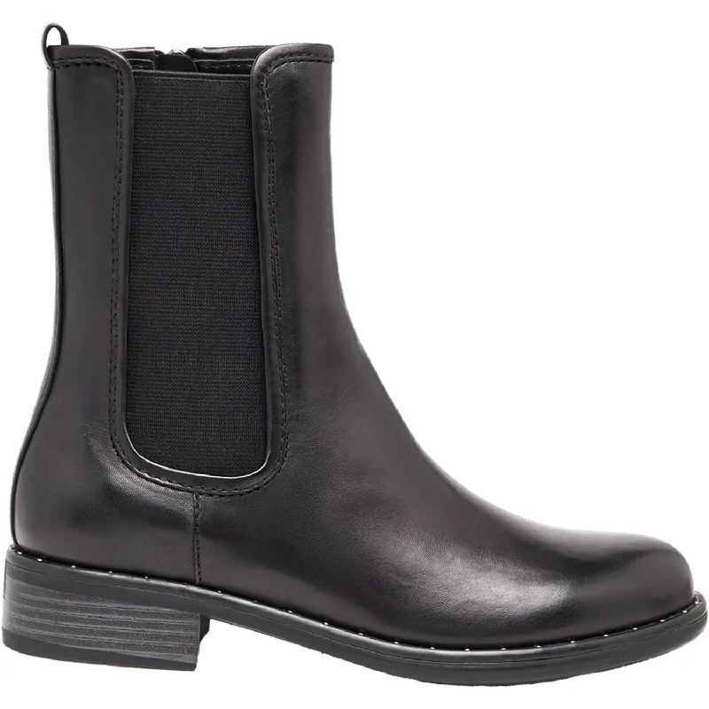 Men's Shock-Resistant Boots Women's Regarde Le Ciel Roxana-38 Black Leather