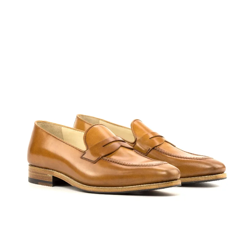 Buy More, Save More On Stylish Shoes DapperFam Luciano in Cognac Men's Italian Cordovan Leather Loafer Buy More, Save More On Stylish Shoes DapperFam Luciano in Cognac Men's Italian Cordovan Leather Loafer