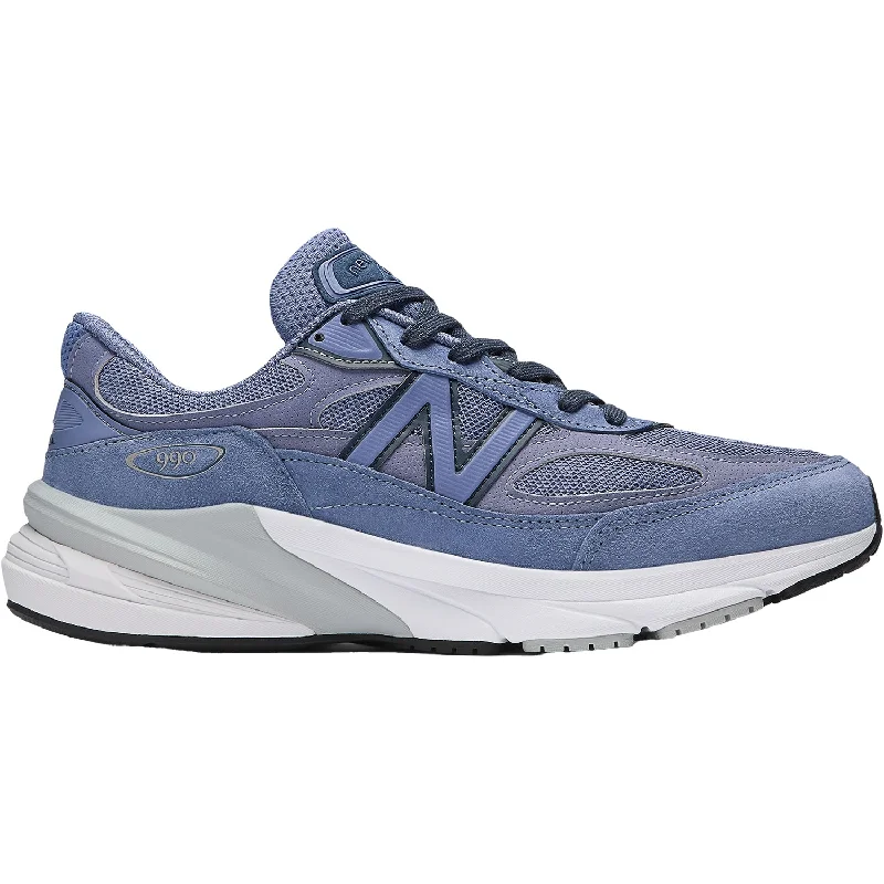 Men's Waterproof Boots Unisex New Balance U990PP6 Purple/Navy Suede/Mesh