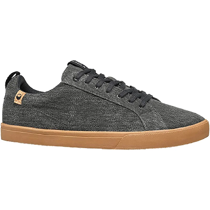 Men's Odor-Resistant Boots Men's Saola Cannon Dark Grey Canvas