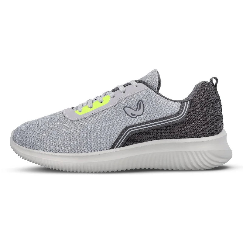 Shop Now For Discounted Shoes Walkaroo Men Lace-Up Training Shoes - WS9552 Grey