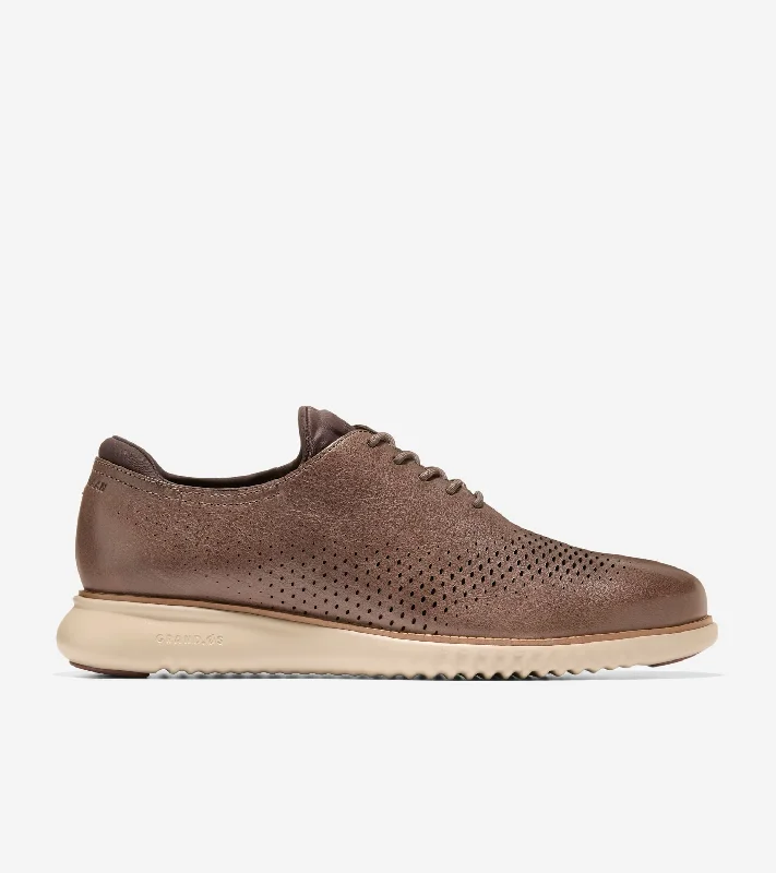 Men's Seamless Design Boots Men's 2.ZERØGRAND Laser Wingtip Oxford
