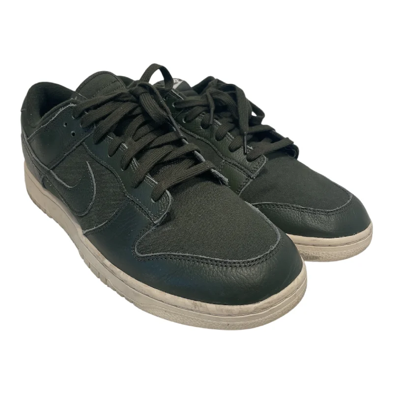 Men's Cushioned Shoes NIKE/Low-Sneakers/US 13/Leather/GRN/Premium Low Sequoia