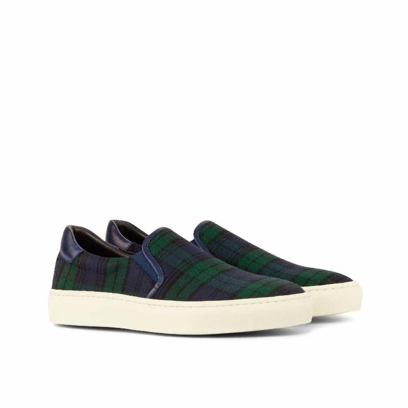 Men's Sporty Shoes DapperFam Versado in Blackwatch Men's Sartorial Slip On