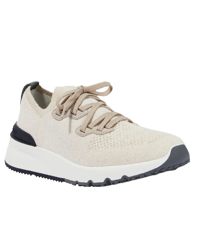 Men's All-Day Wear Shoes Cotton Knit Sneaker in Panama