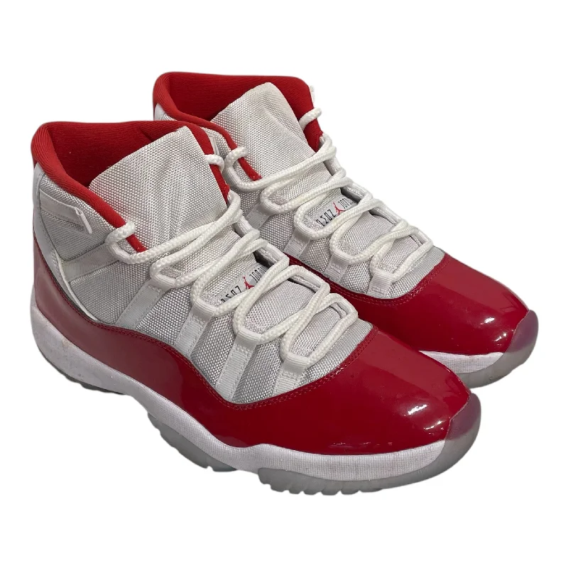 Men's Handcrafted Shoes NIKE/Hi-Sneakers/US 12/MLT/AIR JORDAN 11 RETRO CHERRY