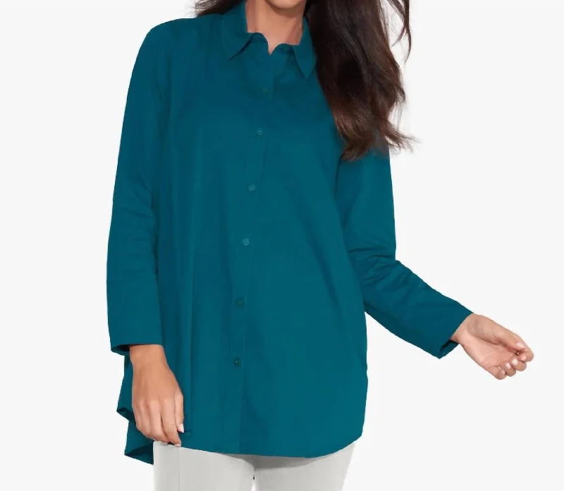 Women's Clothes for All-Day Comfort and Style Prime Time Tunic In Atlantis