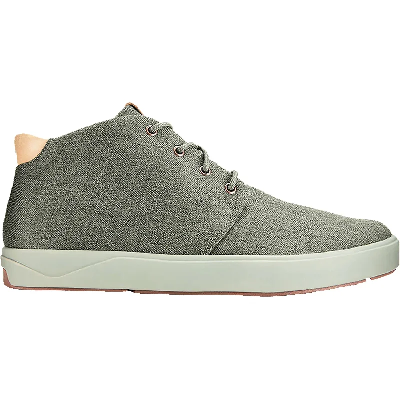 Men's Premium Shoes Men's OluKai Nana Hele Wai'apo Dusty Olive Canvas