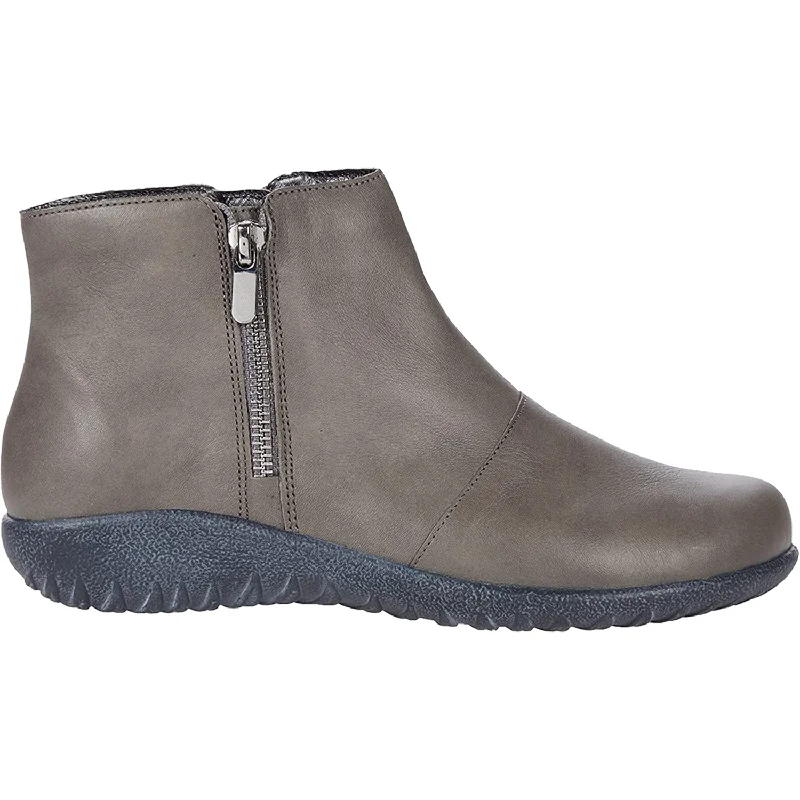 Men's Breathable Shoes Women's Naot Wanaka Foggy Grey Leather