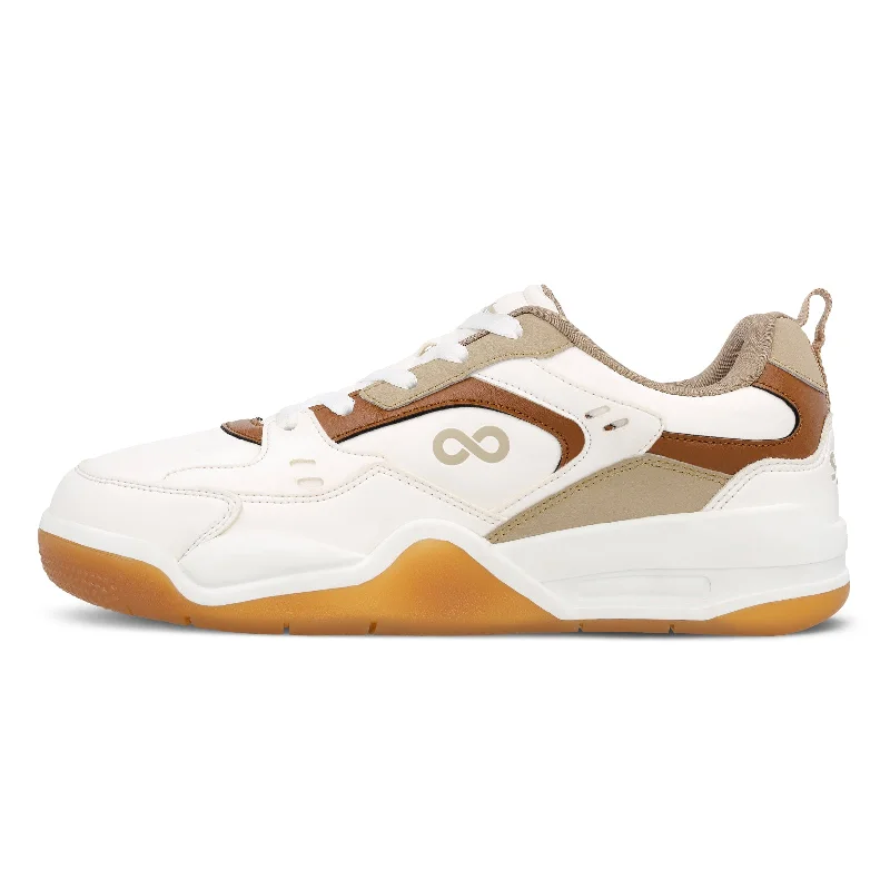 Unbeatable Prices On Top-Brand Shoes Men's Colourblocked Sneakers - WY3477 White Beige Unbeatable Prices On Top-Brand Shoes Men's Colourblocked Sneakers - WY3477 White Beige