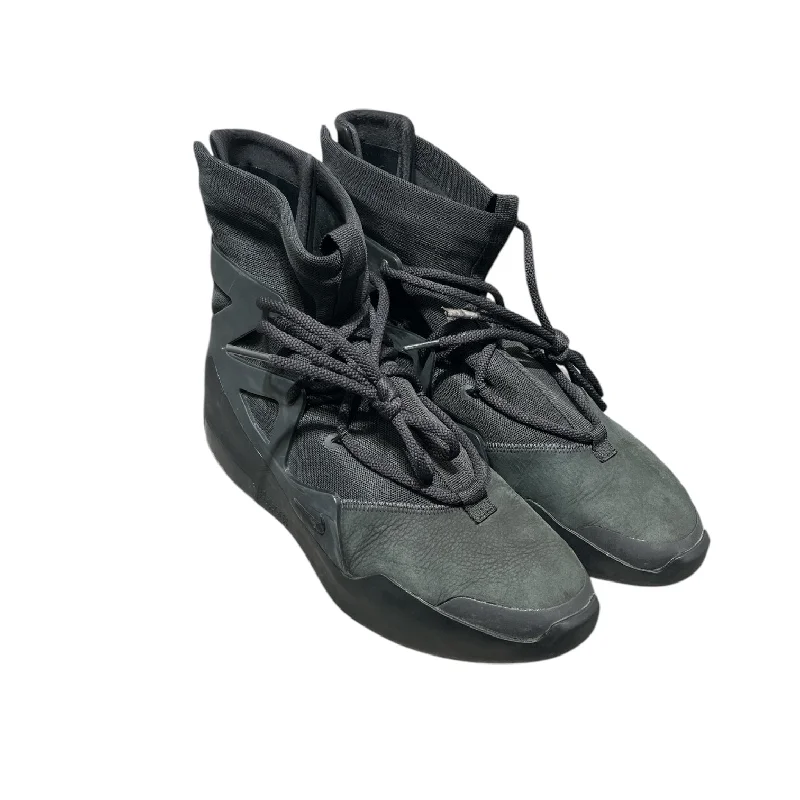 Men's Temperature-Regulating Shoes NIKE/AIR FEAR OF GOD 1/Hi-Sneakers/US 10/BLK/AR4237-005 Men's Temperature-Regulating Shoes NIKE/AIR FEAR OF GOD 1/Hi-Sneakers/US 10/BLK/AR4237-005