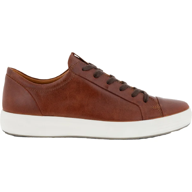 Men's Versatile Shoes Men's Ecco Soft 7 City Sneaker Cognac Leather