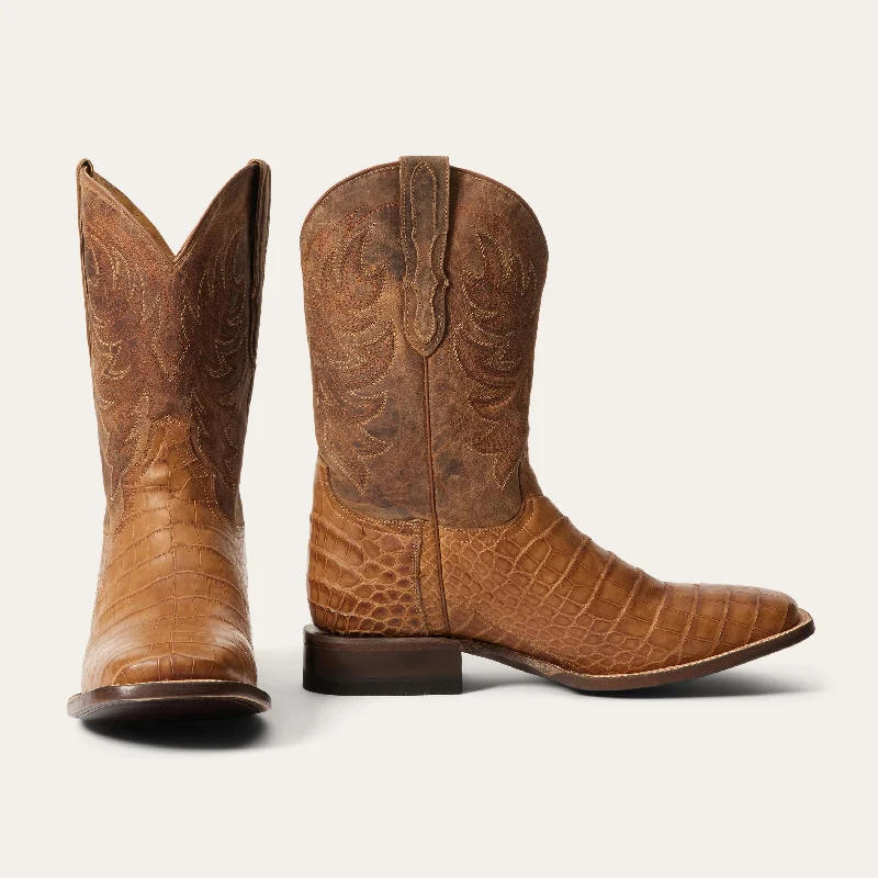 Men's Reinforced Sole Shoes Aces Alligator Boots