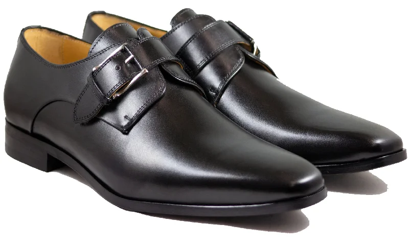 Men's Minimalist Shoes Luciana Single Monk Strap 50129