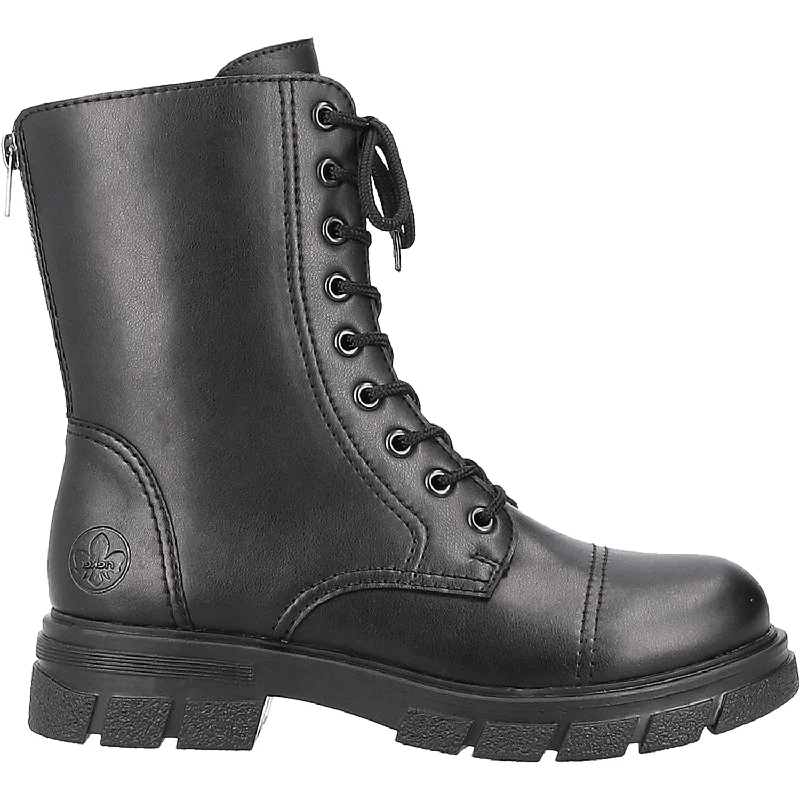 Men's Elegant Shoes Women's Rieker Z9107-00 Tora 07 Black Leather