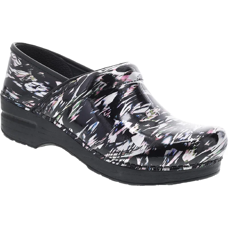 Men's Waterproof Boots Women's Dansko Professional Clog Metallic Waves Patent