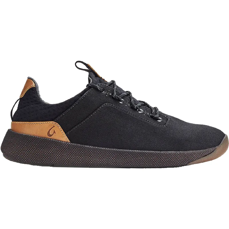 Men's Ultra-Light Boots Men's OluKai Nanea Li Lava Rock Canvas