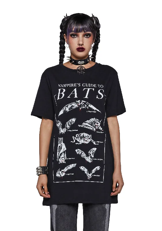 Women's Trendy Outfit She's My Little Batty Graphic Tee