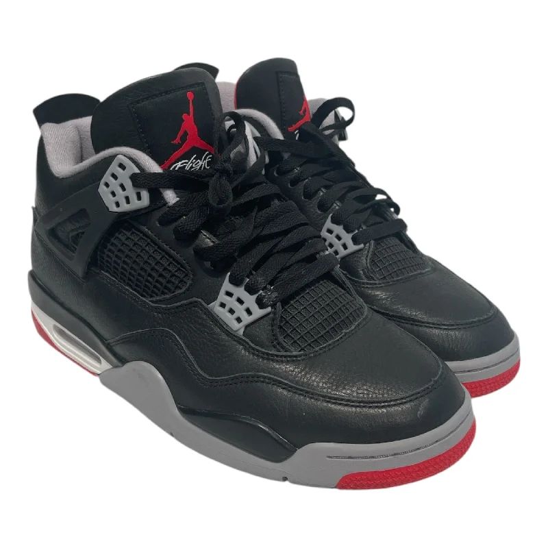 Men's Adaptive Fit Shoes Jordan/Hi-Sneakers/US 10.5/Leather/BLK/Bred