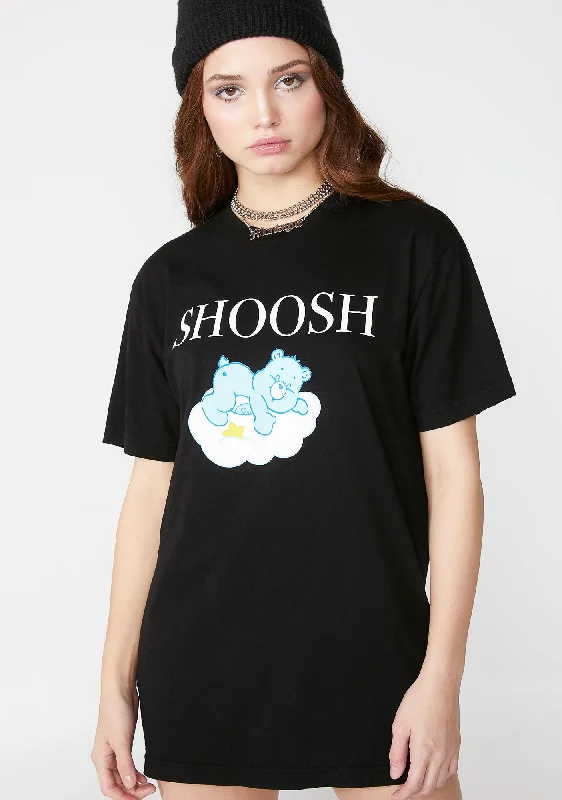 Fashion-forward Women's Wear Shoosh Nite Graphic Tee