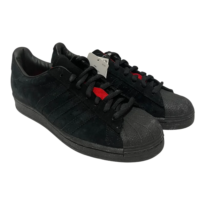 Men's Modern Boots adidas/Low-Sneakers/US 7.5/Suede/BLK/Superstar ADV x Thrasher