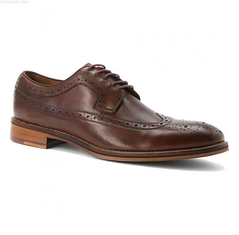 Men's Premium Boots JOHNSTON & MURPHY MEN'S CONARD WINGTIP MAHOGANY CALFSKIN 2233