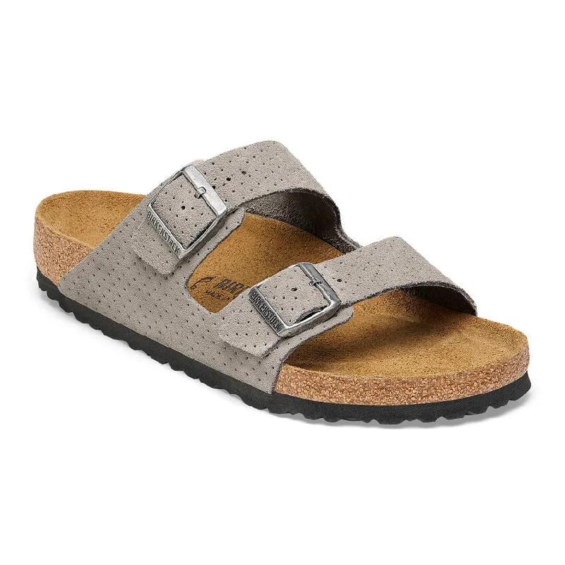 Men's Durable Boots Birkenstock Arizona Suede Embossed