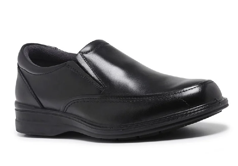 Men's Premium Boots Hush Puppies Transport Mens Leather Dress Shoes Wide Fit