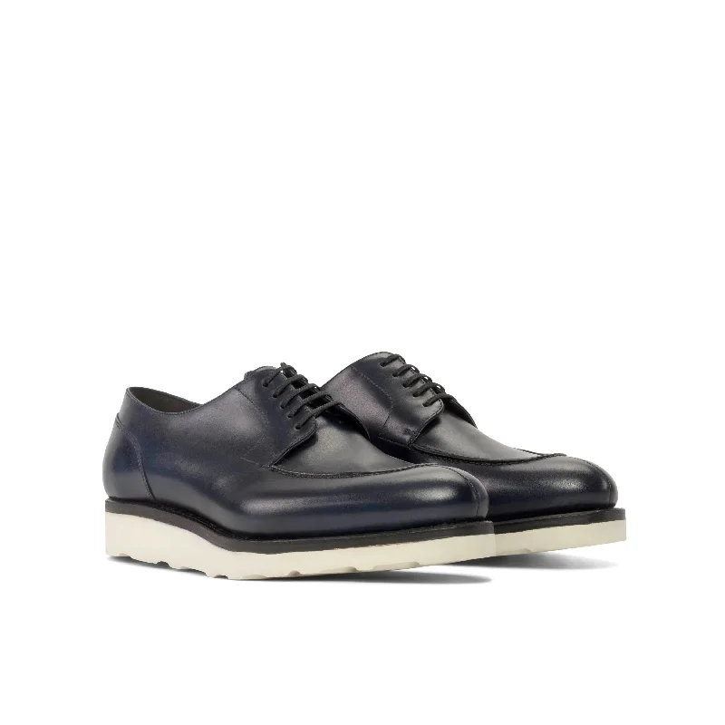 Unbeatable Prices On Top-Brand Shoes DapperFam Lorenzo in Navy Men's Italian Leather Derby Split Toe Unbeatable Prices On Top-Brand Shoes DapperFam Lorenzo in Navy Men's Italian Leather Derby Split Toe